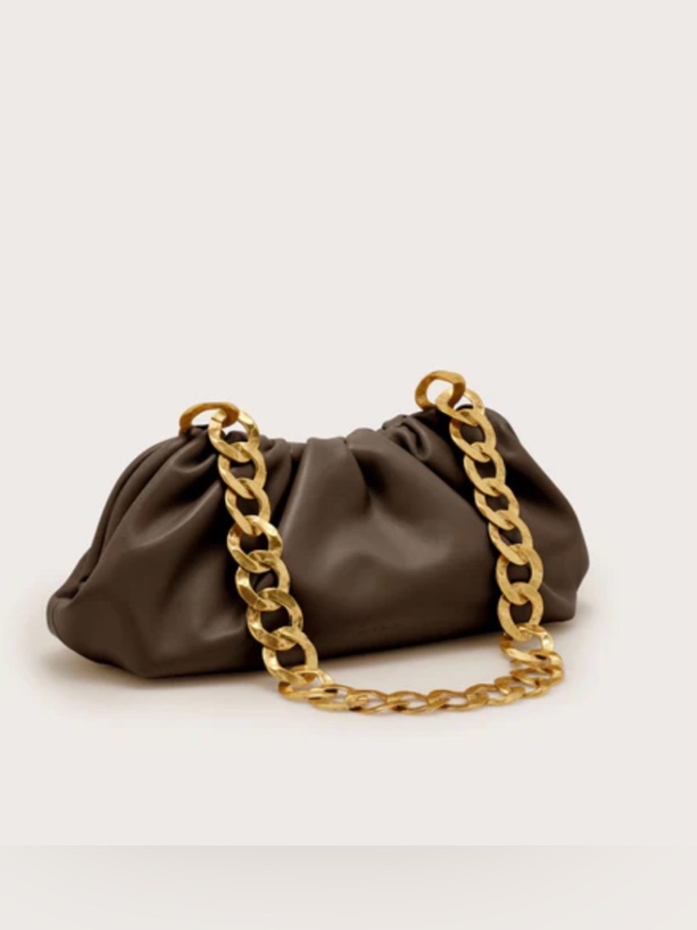 Cult Gaia Dulce Shoulder Bag Luwak Brown MSRP $598 NEW NWT
